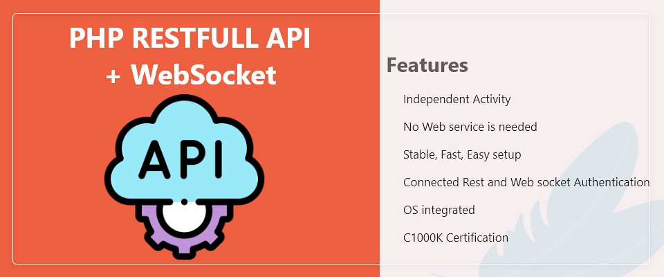 وبسرویس کامل رست و وب سوکت PHP API